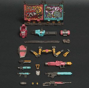 アシッドレイン 1/18スケール FAV-AP04 ビバ・ラ・ロカ：ハロゲンの炎 兵器パック (完成品)