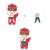 Super HxEros Dress Up Acrylic Key Chain Retto Enjo (Anime Toy) Item picture1