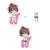 Super HxEros Dress Up Acrylic Key Chain Momoka Momozono (Anime Toy) Item picture1