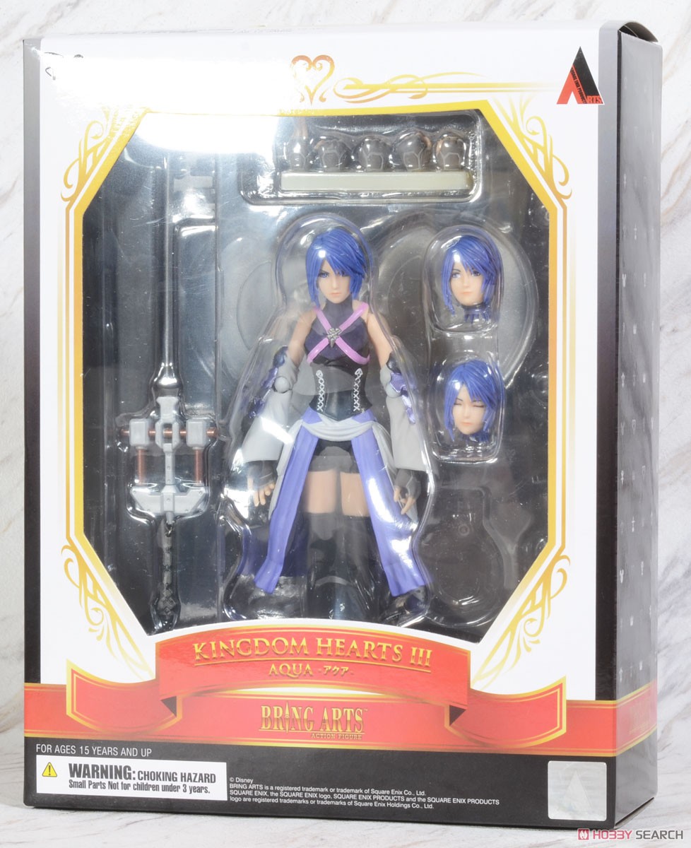 Kingdom Hearts III Bring Arts Aqua (Completed) Package1