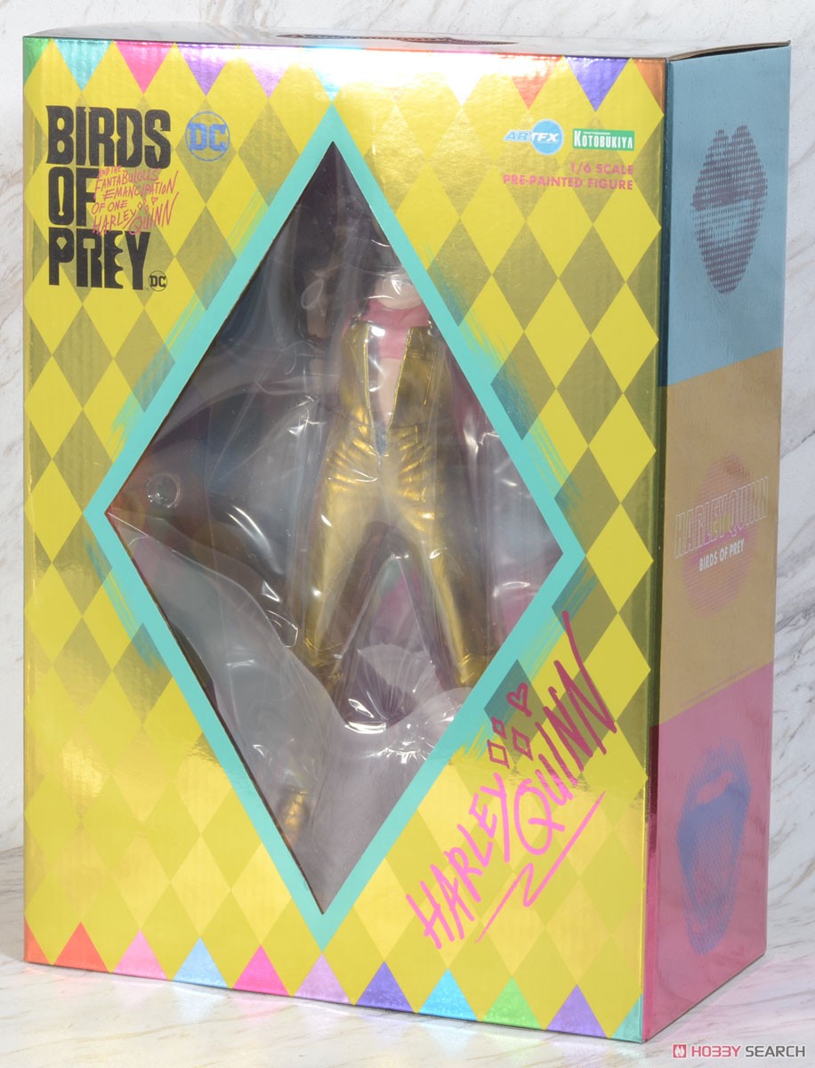 ARTFX ハーレイ・クイン -ハーレイ・クインの華麗なる覚醒 BIRDS OF PREY- (完成品) パッケージ1