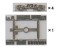 [ 8512 ] Power Bogie Frame & Under Floor Parts Set A-28 (TH1000 + JM) (Dark Gray) (for 1-Car) (Model Train) 商品画像1 Thumbnail