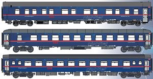 (HO) OBB Nightjet Ep.VI Set B (3-Car Set) (Model Train)