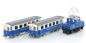 H43106 (HOナロー) ツークシュピッツ登山鉄道 3両基本セット Ep.V (9mmゲージ) (基本・3両セット) ★外国形モデル (鉄道模型)