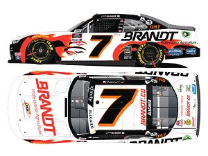 `Justin Allgaier` Brandt Chevrolet Camaro NASCAR 2020 Throwback (Diecast Car)