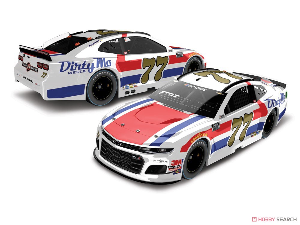 `Spire Motorsports` Dirty MO Media Chevrolet Camaro NASCAR 2020 Throwback (Diecast Car) Other picture1