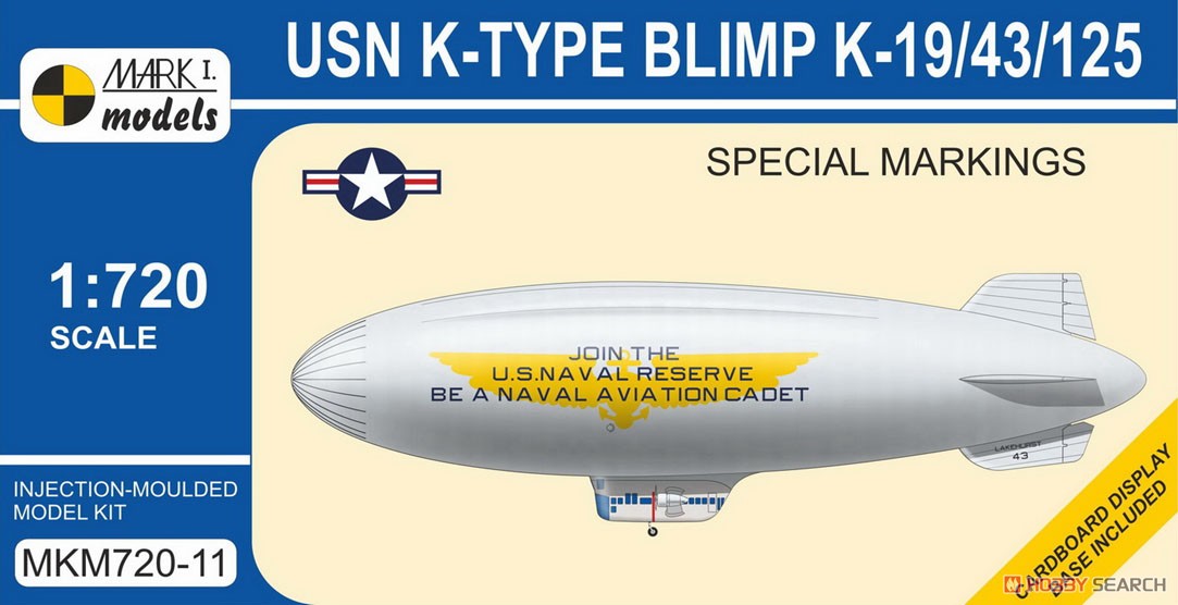 K級軟式飛行船 (K-19/43/125) 「スペシャルマーク」 (プラモデル) パッケージ1
