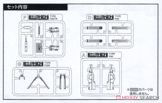 1/12 Little Armory (LAL05) Nipako P285 (Plastic model) Assembly guide3
