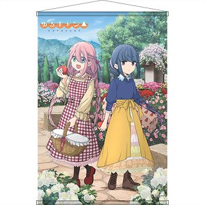 Yurucamp Forest Girl B2 Tapestry (Anime Toy)