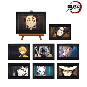 Demon Slayer: Kimetsu no Yaiba Trading Mini Art Frame Ver.A (Set of 8) (Anime Toy)