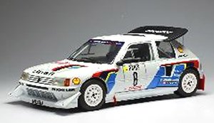 プジョー 205 T16 E2 1986年ラリー・モンテカルロ #8 B.Saby/J.Fauchille (ミニカー)