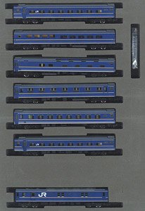 JR 24系25形 特急寝台客車 (あさかぜ・JR東日本仕様) 基本セット (基本・7両セット) (鉄道模型)