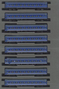 J.R. Limited Express Sleeper Series 24 Type 25 (`Asakaze` J.R. East) Additional Set (Add-On 8-Car Set) (Model Train)