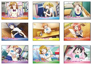 ラブライブ！ スクールアイドルフェスティバル ALL STARS スクエアカンバッジ μ`s ストーリー vol.1 (9個セット) (キャラクターグッズ)