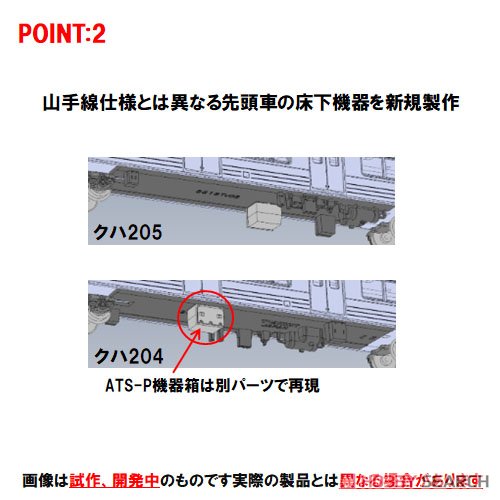 JR 205系 通勤電車 (京阪神緩行線) セット (7両セット) (鉄道模型) その他の画像3