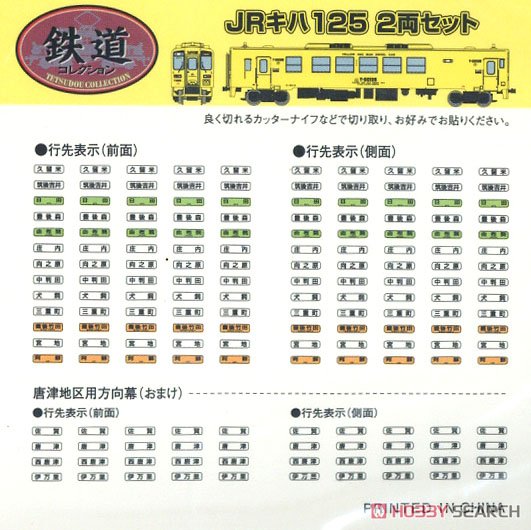 鉄道コレクション JR キハ125 (2両セット) (鉄道模型) 中身1