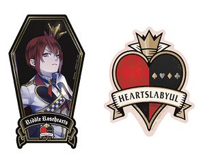 Disney: Twisted-Wonderland Travel Sticker Set (1) Heartslabyul Dormitory (Anime Toy)