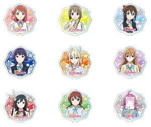 Love Live! Nijigasaki High School School Idol Club Acrylic Badge Summer Uniform Ver. (Set of 9) (Anime Toy)