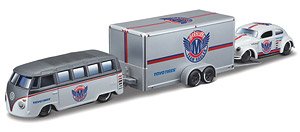 Maisto Design Team Haulers VW バン `サンバ` w/VW ビートル (ミニカー)