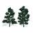 TR1517 Ready Made Realistic Trees 175mm Dark Green (2 Pieces) (Model Train) Item picture1