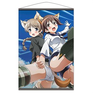 501st Joint Fighter Wing Strike Witches: Road to Berlin B2 Tapestry A [Yoshika & Lynne] (Anime Toy)