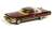 Custom Lowriders 1976 Cadillac Coupe Deville (Brown) (Diecast Car) Item picture1