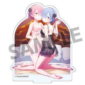 Re:Zero -Starting Life in Another World- Acrylic Figure Rem & Ram Camisole Ver. (Anime Toy)