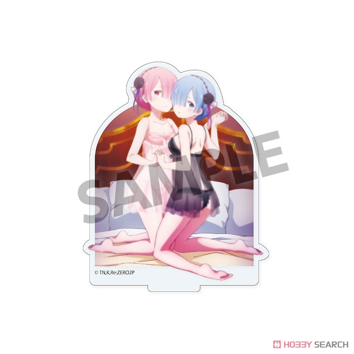 Re:Zero -Starting Life in Another World- Acrylic Figure Rem & Ram Camisole Ver. (Anime Toy) Item picture1
