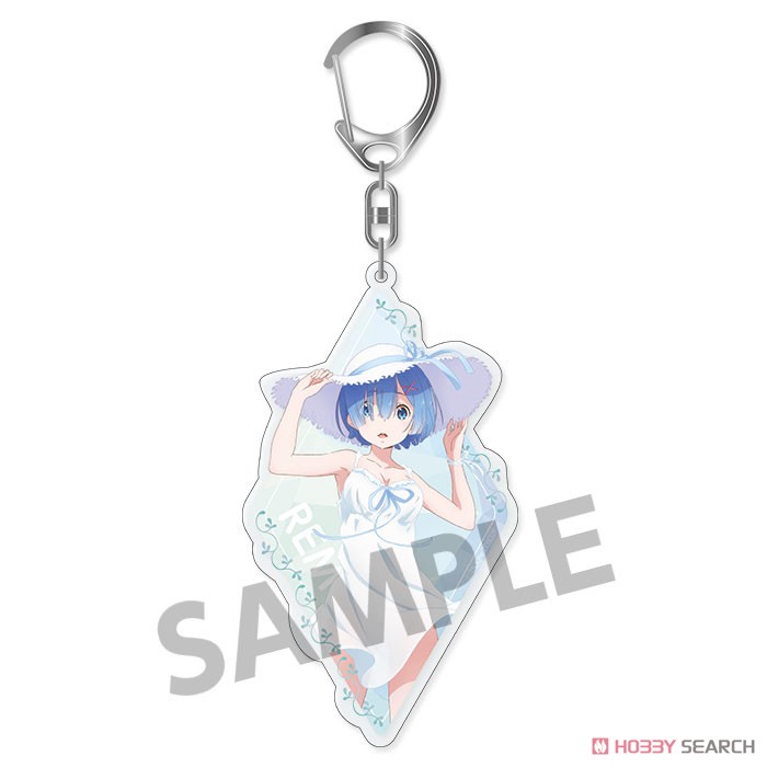 Re:Zero -Starting Life in Another World- Big Acrylic Key Ring Rem Dress Ver. (Anime Toy) 商品画像1