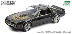Artisan Collection - 1977 Pontiac Firebird Trans Am - Starlite Black with Golden Eagle Hood (Diecast Car)