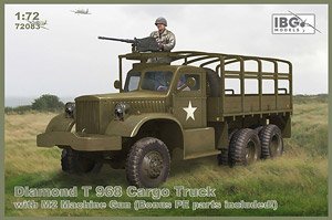米・ダイヤモンド T968カーゴトラック+M2機関銃搭載・Eパーツ付 (プラモデル)