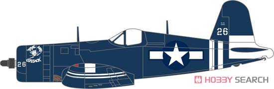 Corsair F MkIV USMC VMF-512 USS Gilbert Islands 1945 Vought F4U-1D (Pre-built Aircraft) その他の画像1