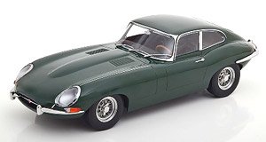 Jaguar E-Type Coupe Series 1 LHD 1961 british racing green/ black interior (ミニカー)