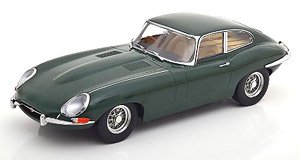 Jaguar E-Type Coupe Series 1 RHD 1961 british racing green/ creme interior (ミニカー)