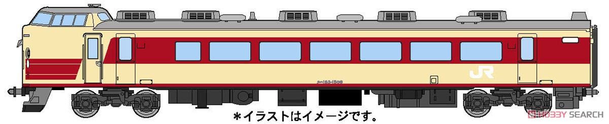 16番(HO) 183系1500番代 + 189系 特急しおさい 基本4両セット (基本・4両セット) (鉄道模型) その他の画像2