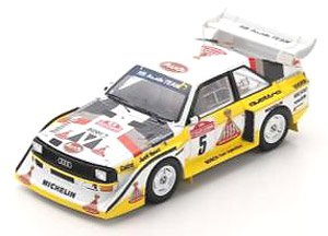 Audi Sport quattro S1 E2 No.5 Winner Rally Sanremo 1985 Walter Rohrl Christian Geistdorfer (ミニカー)