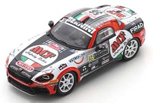 Abarth 124 Rally RGT No.56 Rally Monte Carlo 2019 Enrico Brazzoli Manuel Fenoli (Diecast Car)