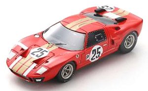 Ford GT40 AMR2 No.25 12H Sebring 1966 J.Whitmore F.Gardner (Diecast Car)