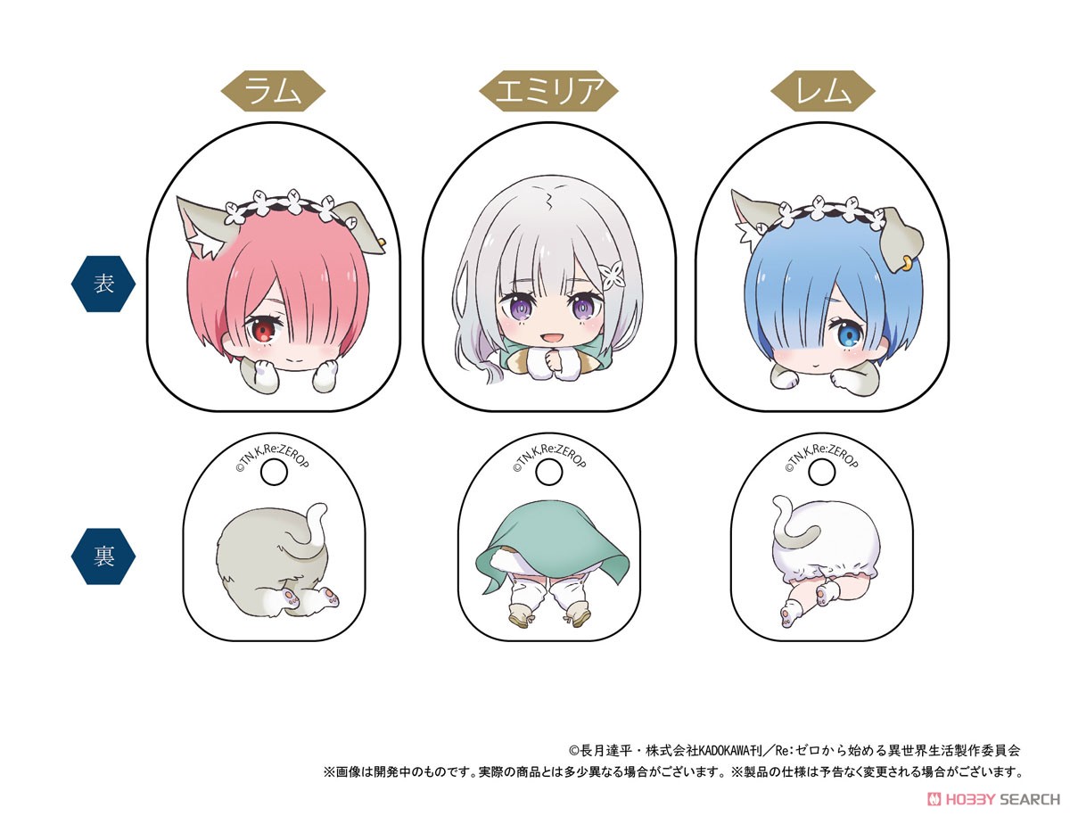 Toys Works Collection Niitengo Clip Re:Zero -Starting Life in Another World- The Frozen Bond (Set of 3) (Anime Toy) Item picture1