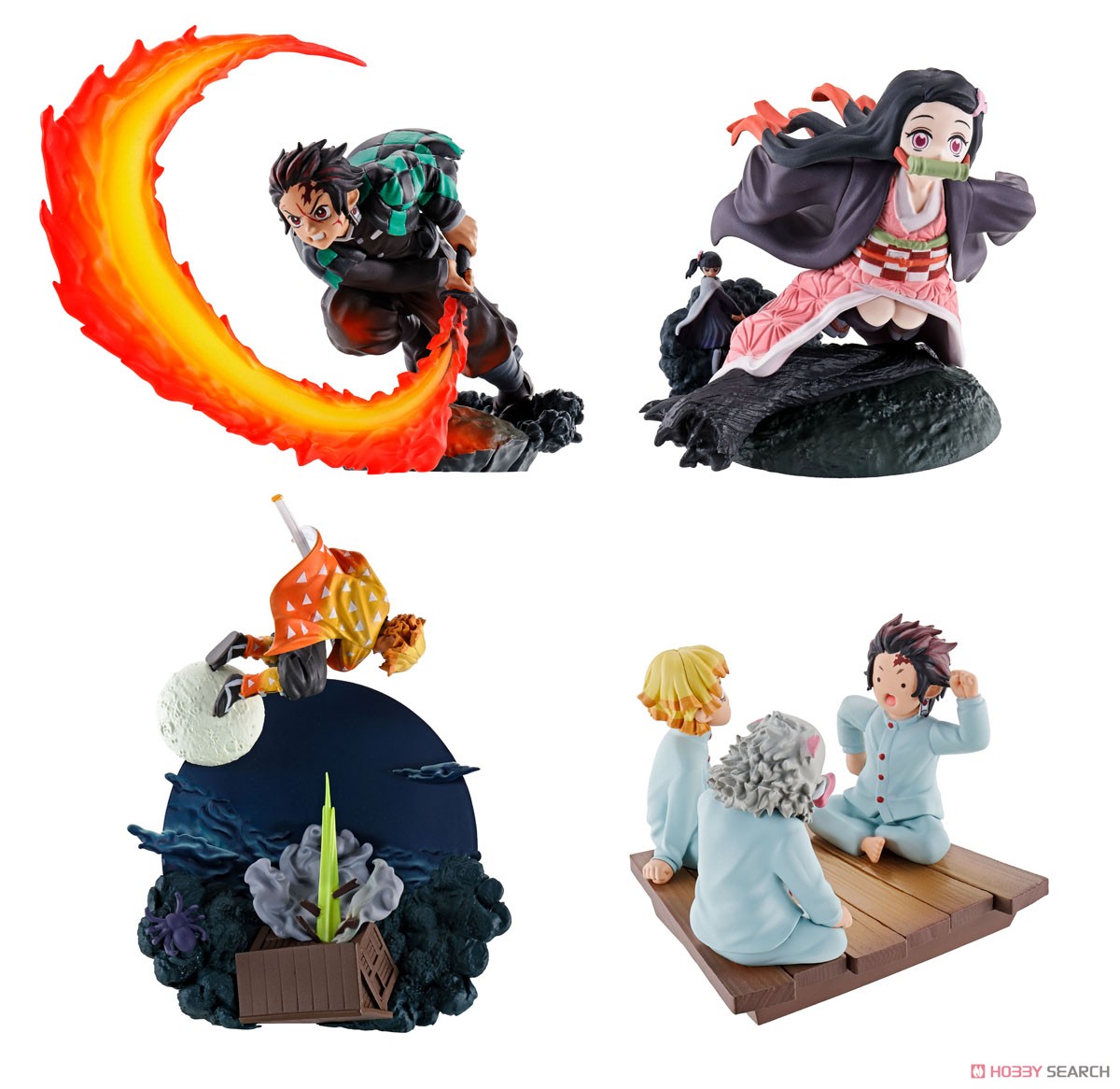 Petitrama Series Demon Slayer: Kimetsu no Yaiba Joukei no Hako Vol.01 (Set of 4) (PVC Figure) Item picture11