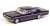 1966 Chevy Impala SS Lowrider Metallic Purple (Diecast Car) Item picture1