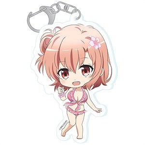 My Teen Romantic Comedy Snafu Climax Puchichoko Acrylic Key Ring [Yui Yuigahama] Swimwear (Anime Toy)