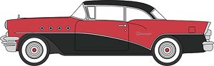 (HO) ビュイック センチュリー 1955 (カールスバッドブラック/チェロキーレッド) (鉄道模型)