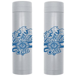 Sonic the Hedgehog Sonic Chaos Emerald Thermo Bottle Gray (Anime Toy)