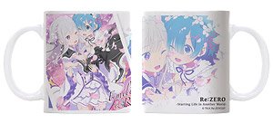 Re:Zero -Starting Life in Another World- Emilia & Rem Full Color Mug Cup (Anime Toy)