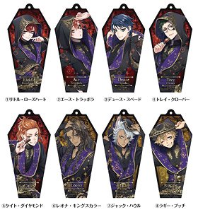 Disney: Twisted-Wonderland Coffin Acrylic Key Ring A Box (Set of 8) (Anime Toy)