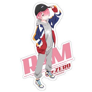 Re:Zero -Starting Life in Another World- Ram Waterproof Sticker Street Fashion Ver. (Anime Toy)
