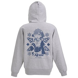 Re:Zero -Starting Life in Another World- Rem Zip Parka Memory Snow Ver. Mix Gray XL (Anime Toy)