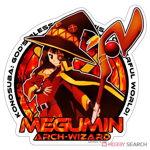 KonoSuba: God`s Blessing on this Wonderful World! Megumin Waterproof Sticker (Anime Toy) Item picture1