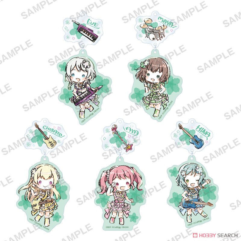 BanG Dream! Girls Band Party! Graff Art Acrylic Key Ring Eve Wakamiya (Anime Toy) Other picture1